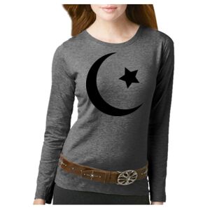 Women's Long Sleeve Premium Jersey Tee Thumbnail