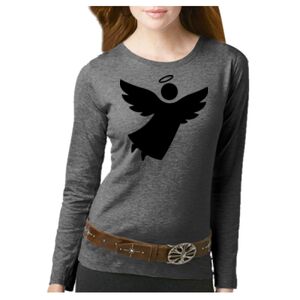 Women's Long Sleeve Premium Jersey Tee Thumbnail