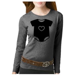 Women's Long Sleeve Premium Jersey Tee Thumbnail