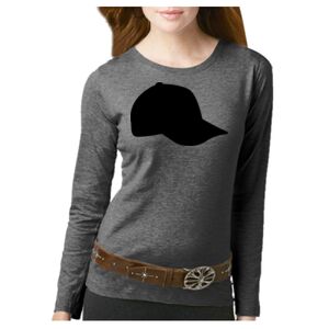 Women's Long Sleeve Premium Jersey Tee Thumbnail