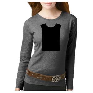 Women's Long Sleeve Premium Jersey Tee Thumbnail