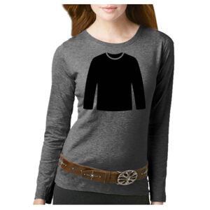 Women's Long Sleeve Premium Jersey Tee Thumbnail