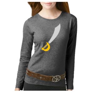 Women's Long Sleeve Premium Jersey Tee Thumbnail