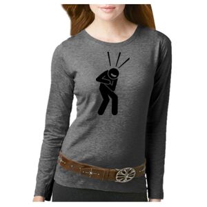 Women's Long Sleeve Premium Jersey Tee Thumbnail
