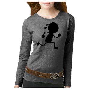 Women's Long Sleeve Premium Jersey Tee Thumbnail