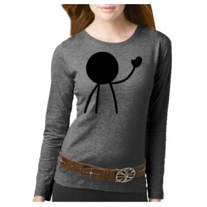 Women's Long Sleeve Premium Jersey Tee Thumbnail