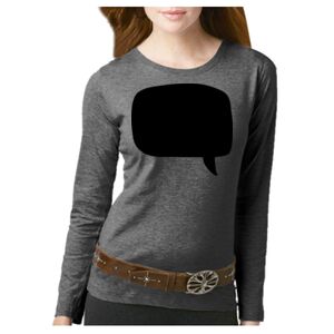 Women's Long Sleeve Premium Jersey Tee Thumbnail