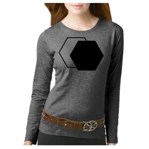 Women's Long Sleeve Premium Jersey Tee Thumbnail