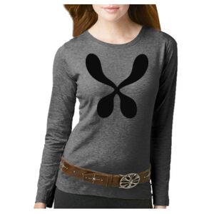 Women's Long Sleeve Premium Jersey Tee Thumbnail