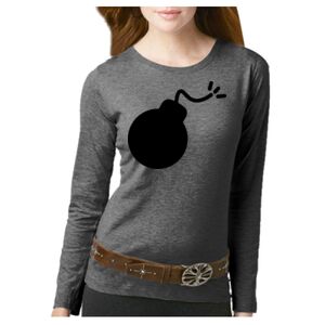 Women's Long Sleeve Premium Jersey Tee Thumbnail