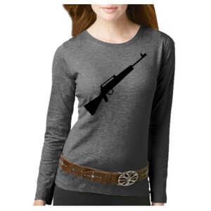 Women's Long Sleeve Premium Jersey Tee Thumbnail