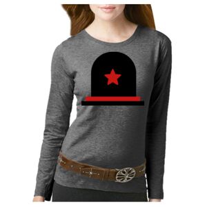 Women's Long Sleeve Premium Jersey Tee Thumbnail