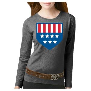 Women's Long Sleeve Premium Jersey Tee Thumbnail