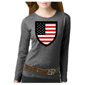 Women's Long Sleeve Premium Jersey Tee Thumbnail