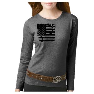 Women's Long Sleeve Premium Jersey Tee Thumbnail