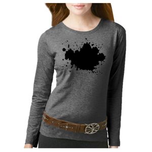 Women's Long Sleeve Premium Jersey Tee Thumbnail