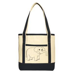Medium Cotton Canvas Tote Thumbnail