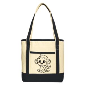 Medium Cotton Canvas Tote Thumbnail